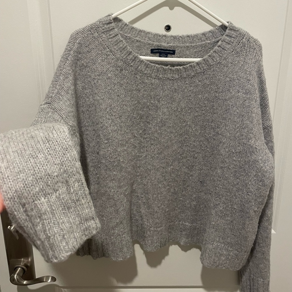 Gray sweater